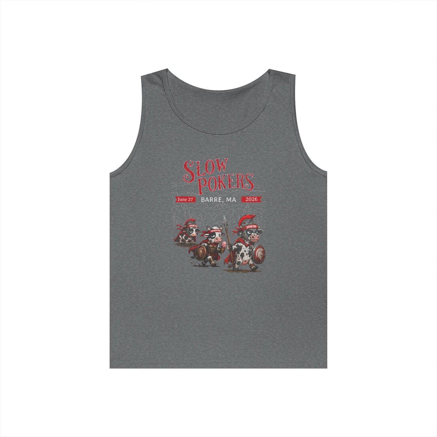 Barre Spartan Slow Pokers Unisex Tank