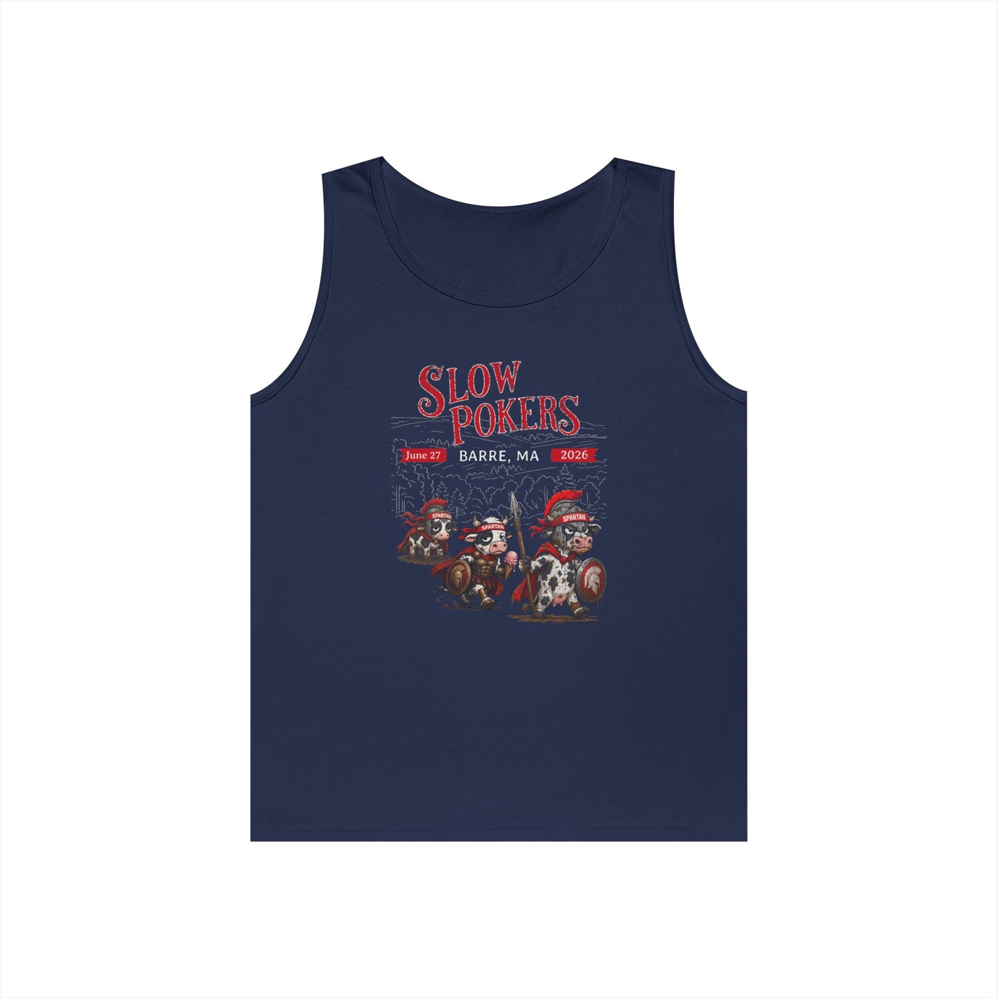 Barre Spartan Slow Pokers Unisex Tank