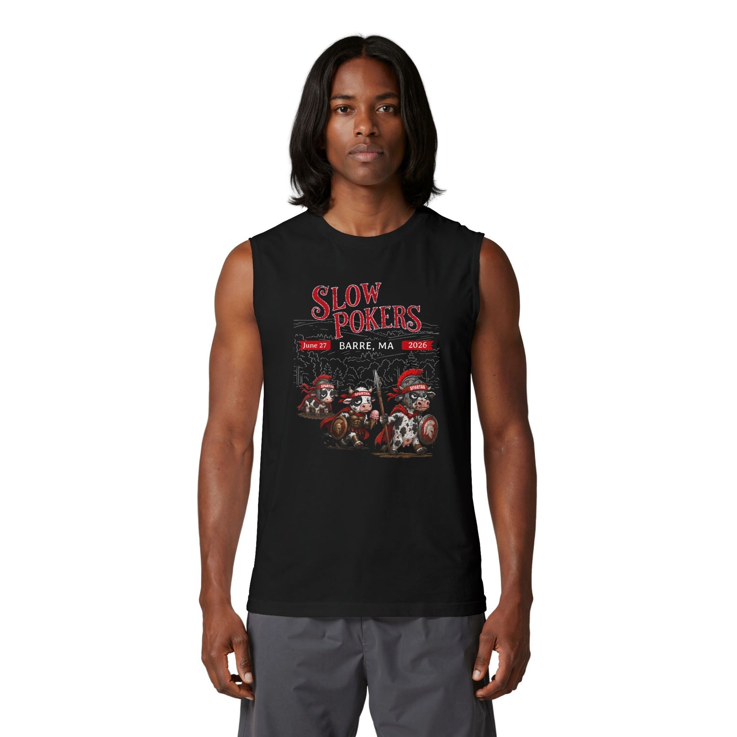 Barre Slow Pokers Spartan Muscle Tank