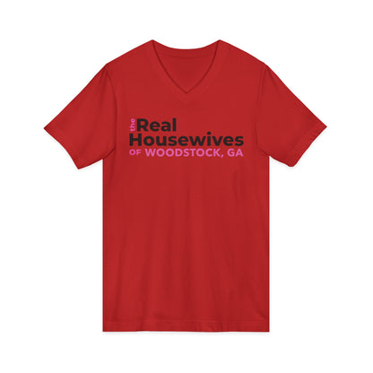 The Real Housewives of Woodstock, GA V-Neck Tee