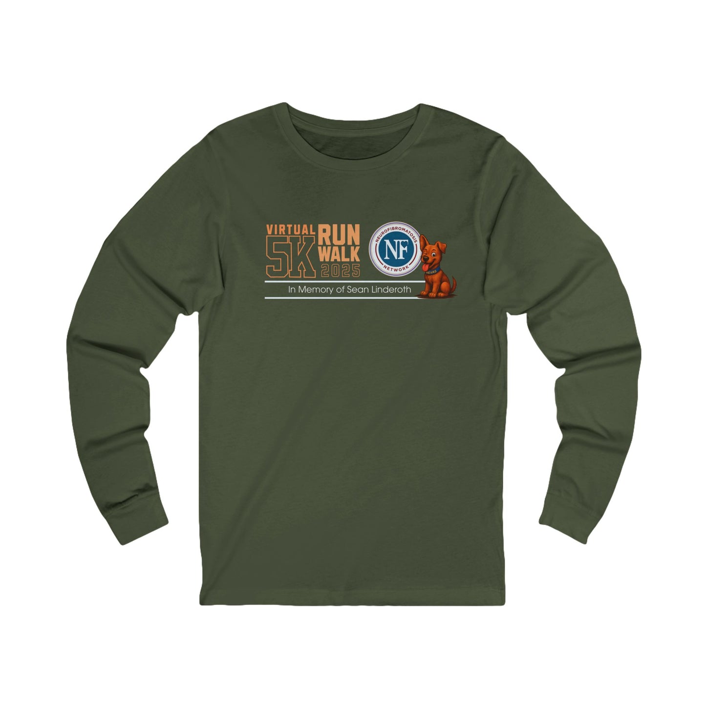 Virtual Run/Walk 5K Long Sleeve Tee — NF Strong for Sean