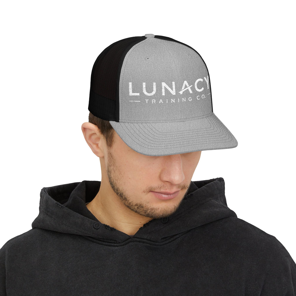 Embroidered Mesh Snapback Hat