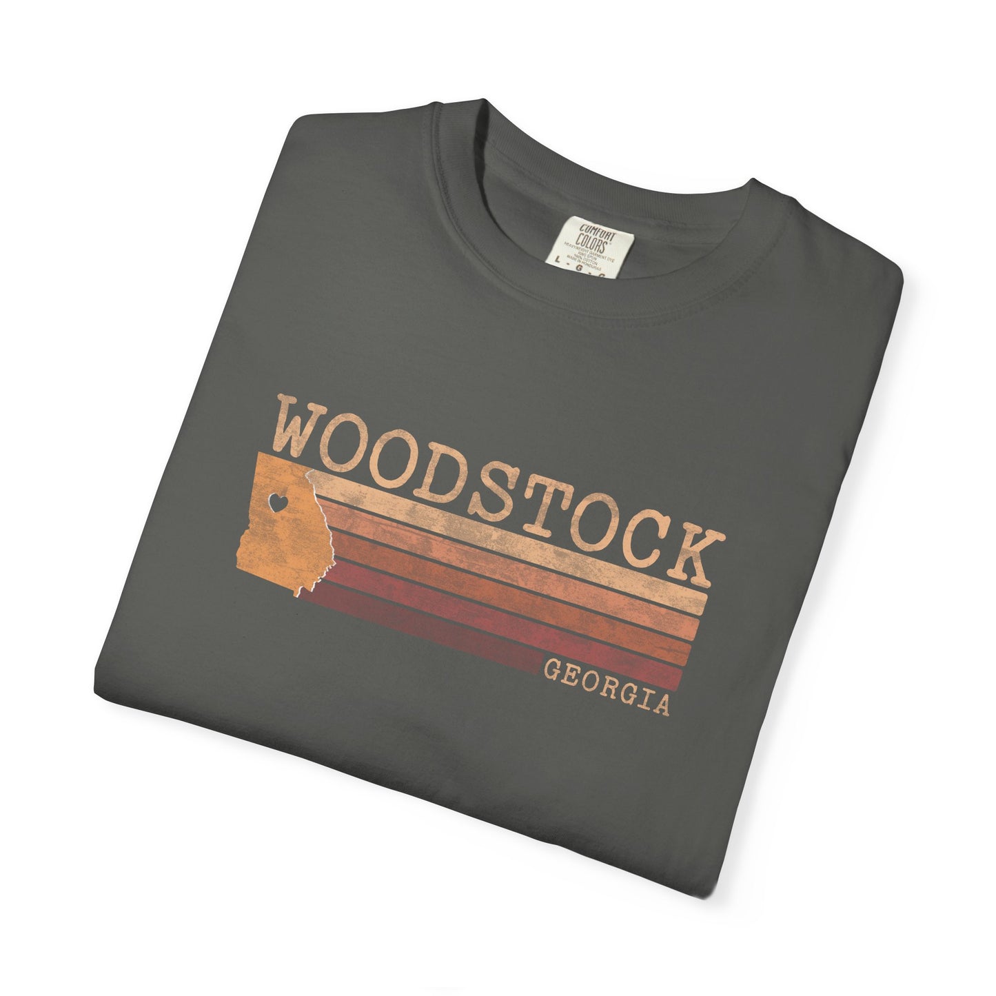 Woodstock Georgia Boho "Band of Colors" T-Shirt