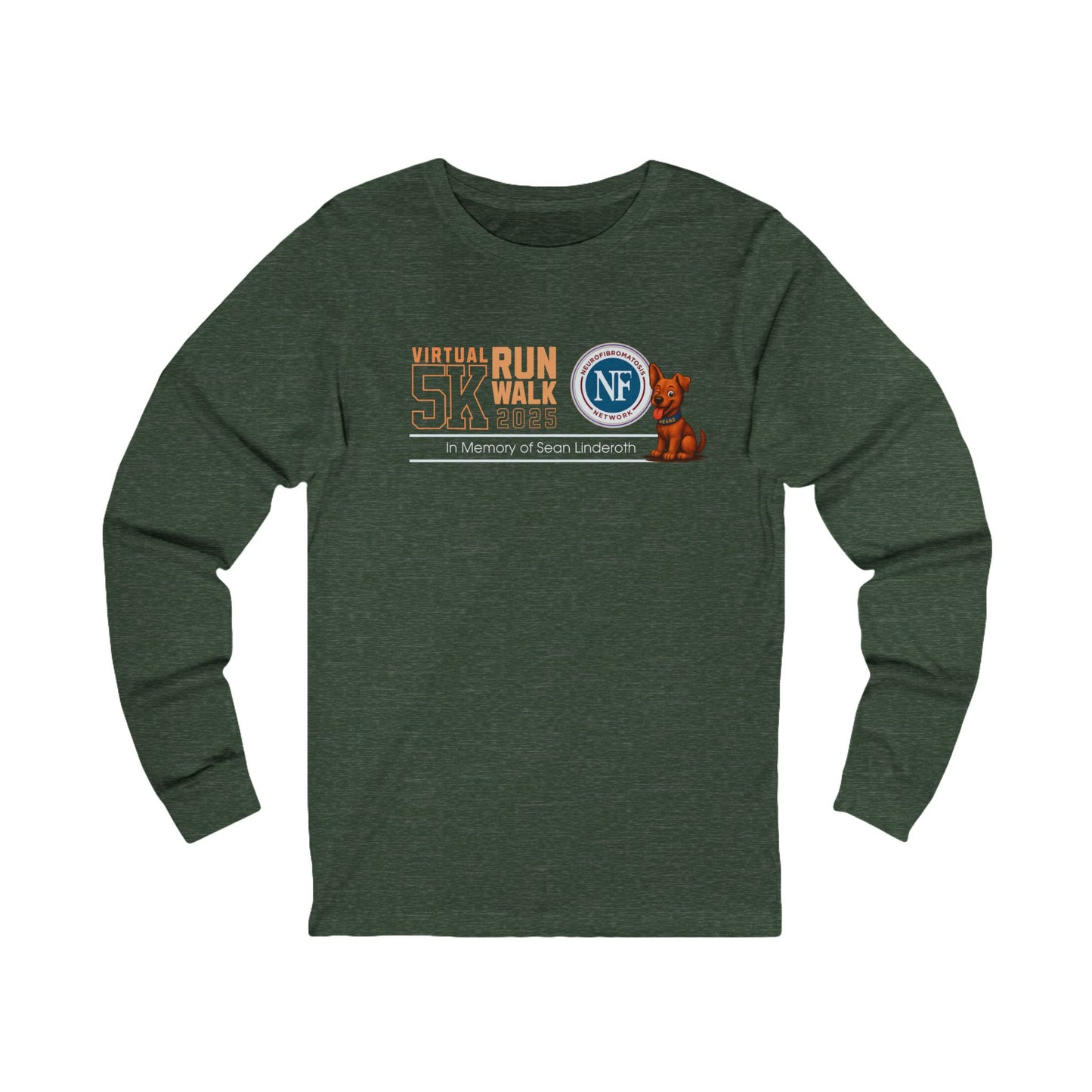 Virtual Run/Walk 5K Long Sleeve Tee — NF Strong for Sean