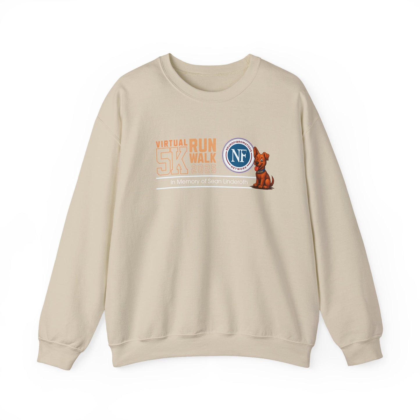 NF Virtual 5K Run/Walk Crewneck Sweatshirt — In Memory of Sean