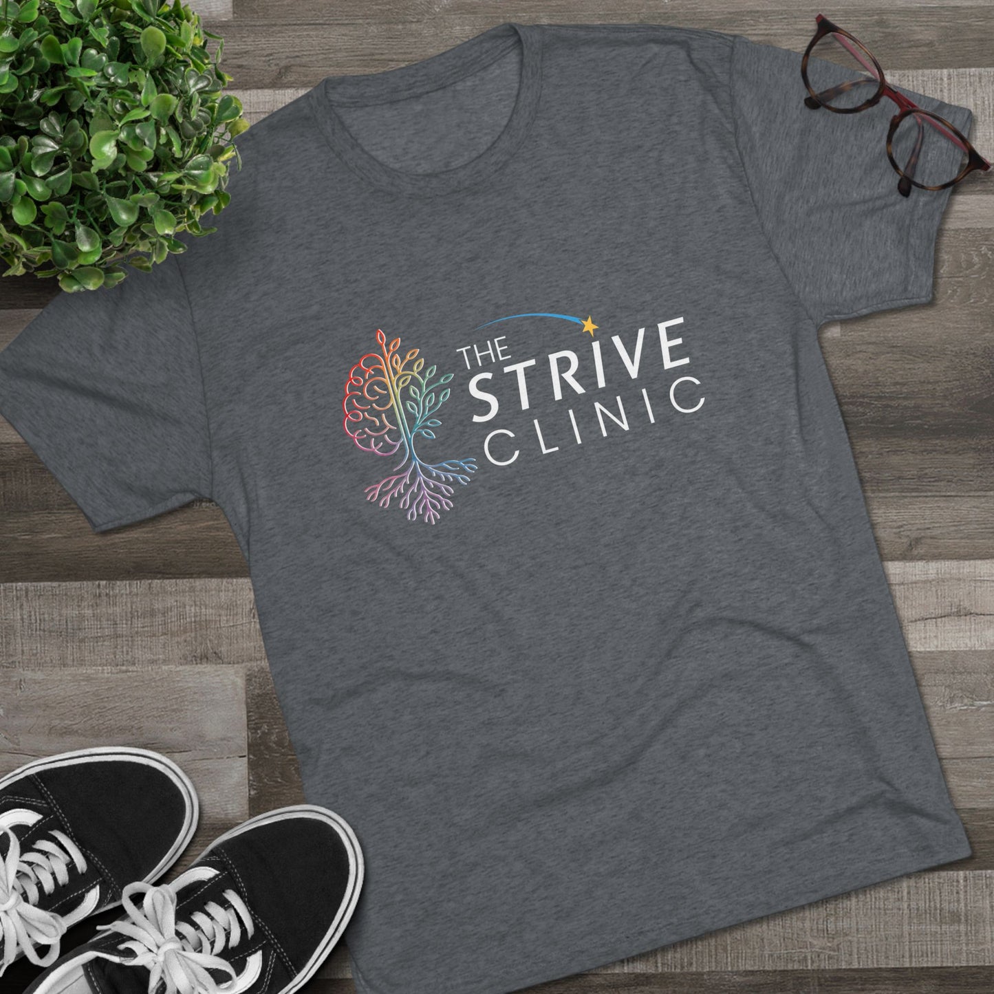Strive Clinic Brain Tree Tee | Front Print