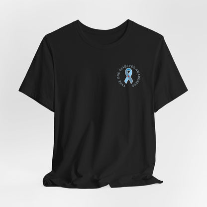 T1D Awareness Front & Back Design Tee
