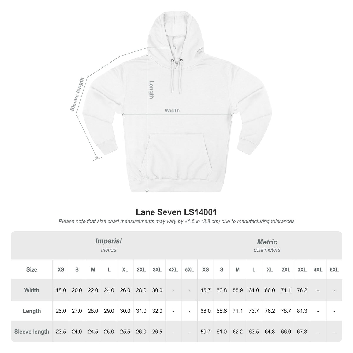 Lane Seven WGS Fleece Hoodie