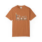Rustic Unisex Garment-Dyed Boo T-Shirt for Fall