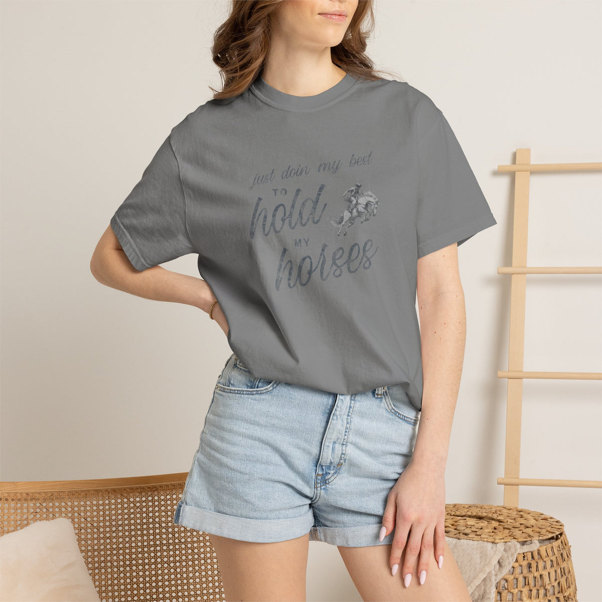 Hold My Horses Comfort Colors Tee