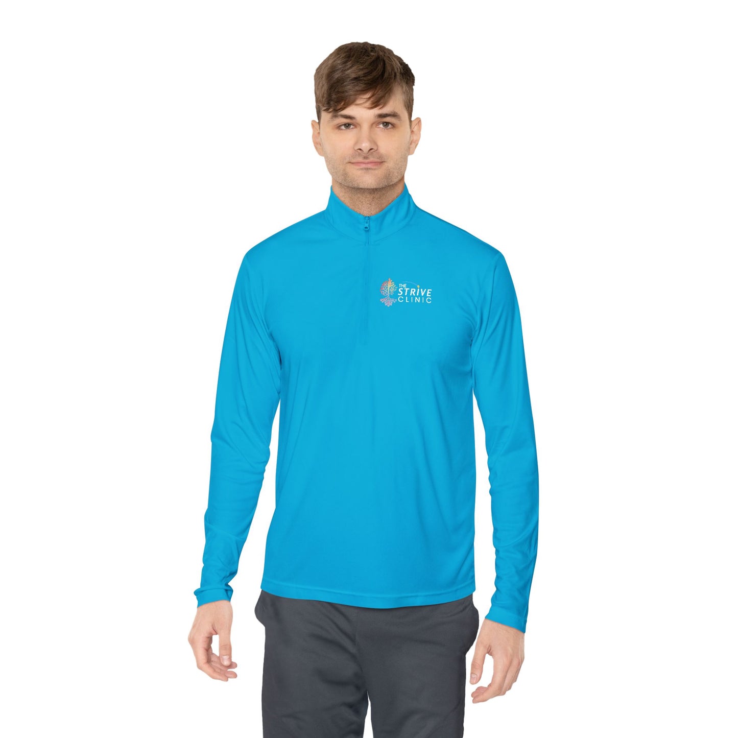 Unisex Quarter-Zip Lightweight Pullover - Strive Clinic