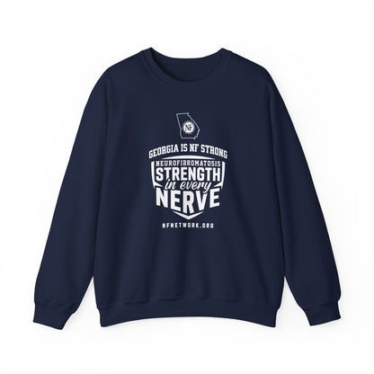 Crewneck Sweatshirt — "Strength in Every Nerve" Georgia Neurofibromatosis Awareness