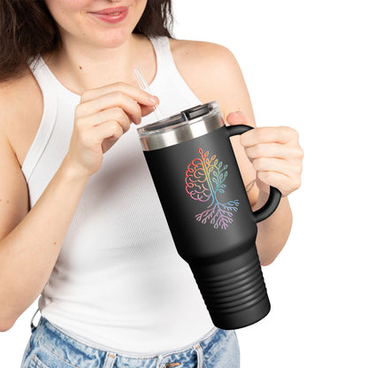 40oz Insulated Travel Mug — Leak Resistant Lid
