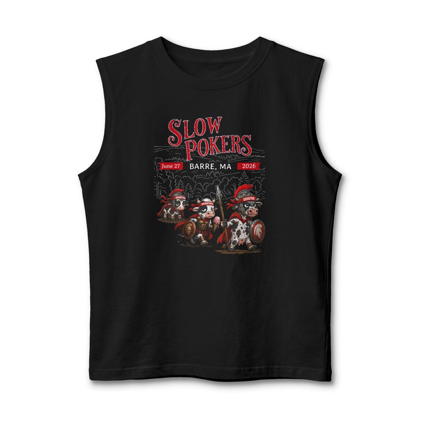 Barre Slow Pokers Spartan Muscle Tank