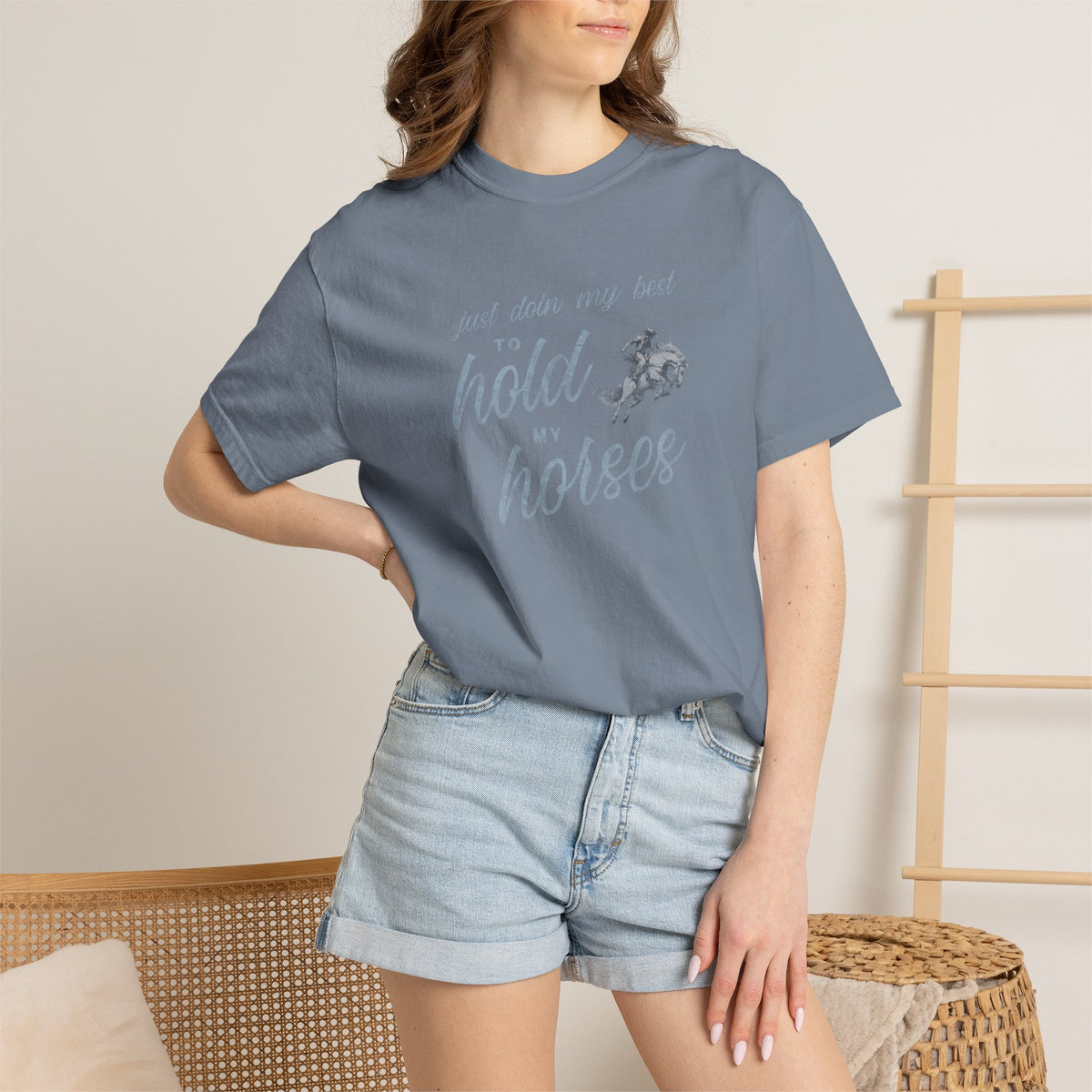Hold My Horses Comfort Colors Tee