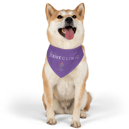Purple Pet Bandana Collar - Strive Clinic