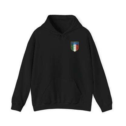 Italian Flag Shield Hoodie Pullover