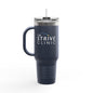 40oz Insulated Travel Mug — Leak Resistant Lid