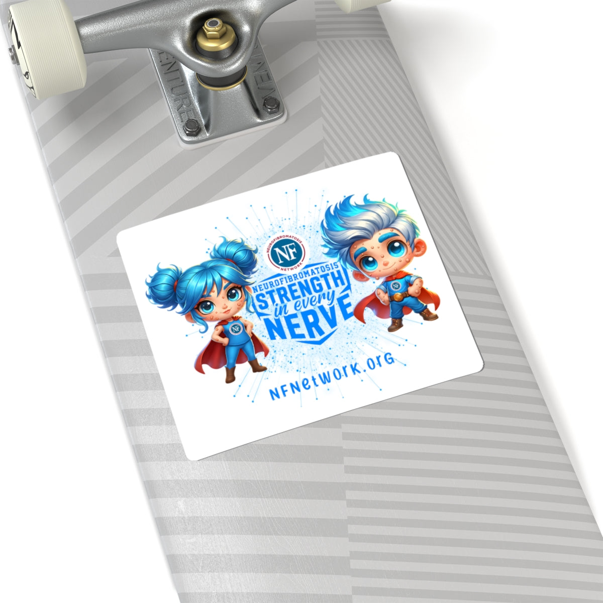 NF Strong Superhero Sticker