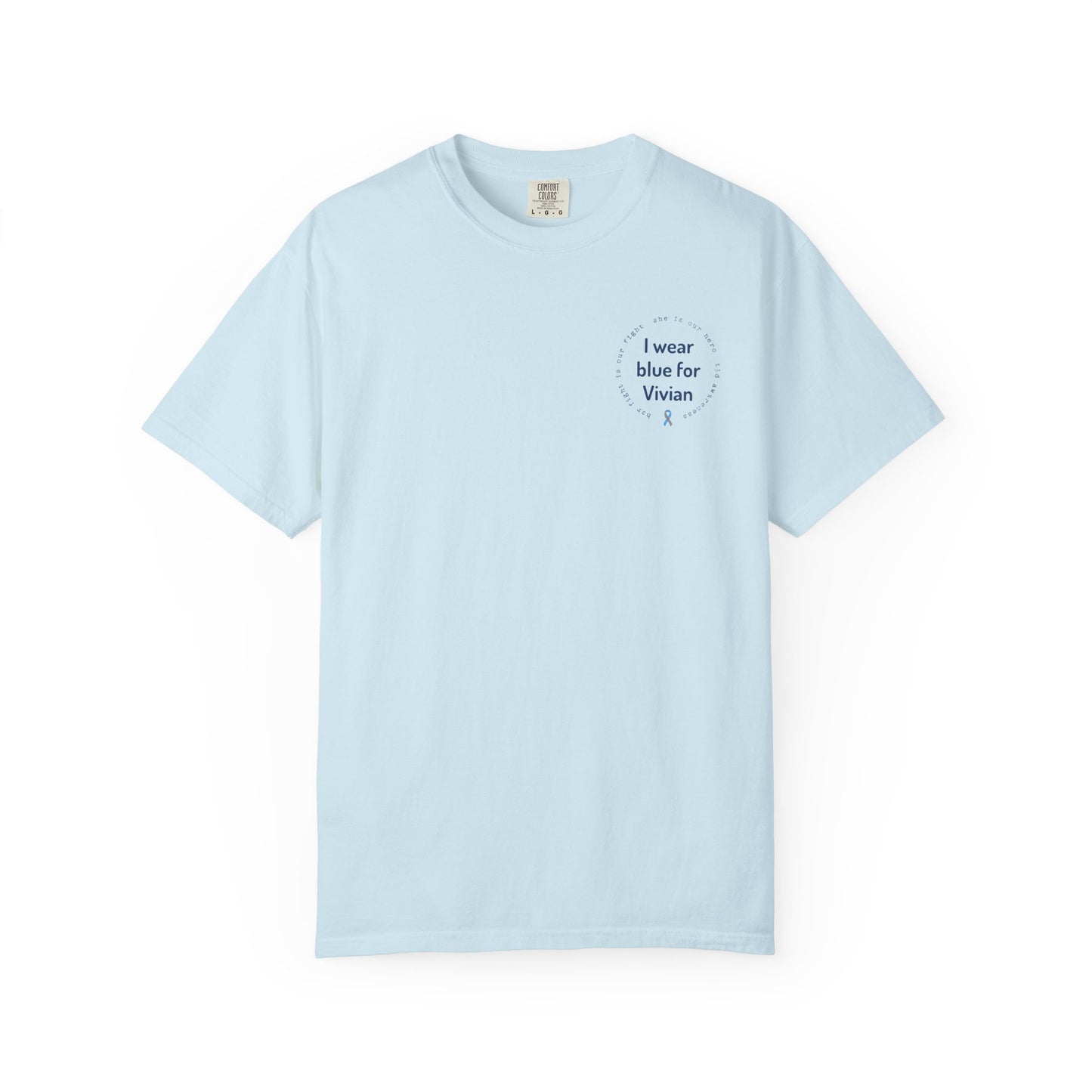 Personalized  — TID Awareness Wear Blue Tee