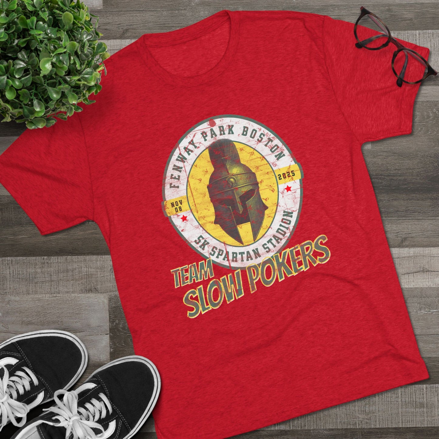 Spartan Slow Pokers Race Tee | Front Only Print