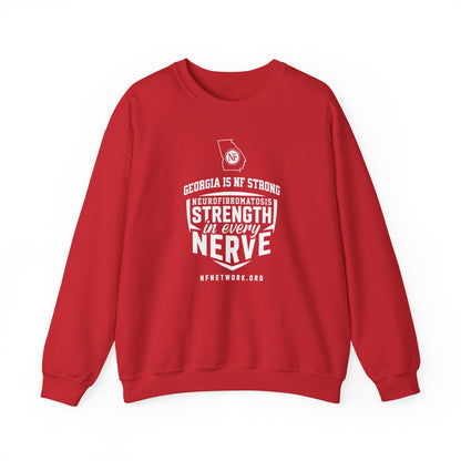 Crewneck Sweatshirt — "Strength in Every Nerve" Georgia Neurofibromatosis Awareness