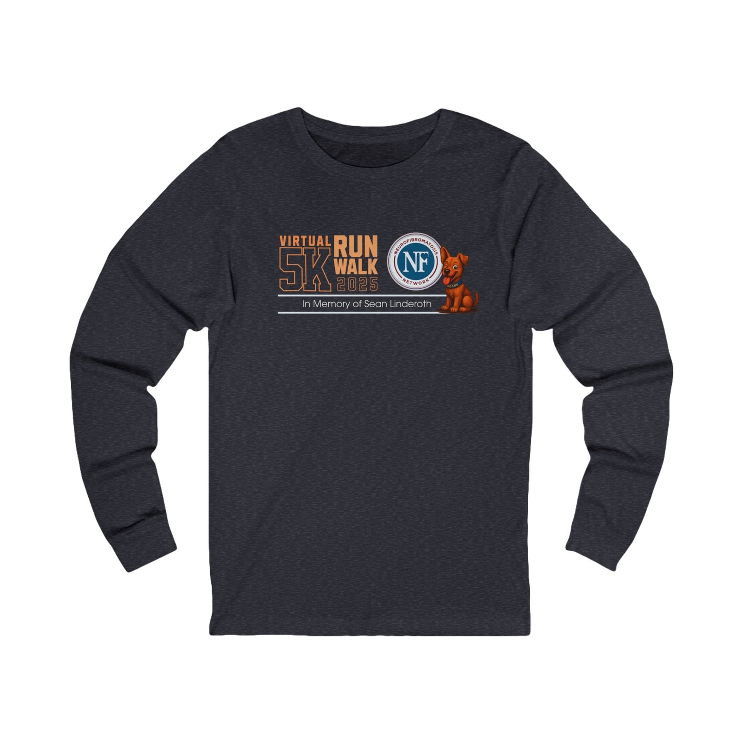 Virtual Run/Walk 5K Long Sleeve Tee — NF Strong for Sean