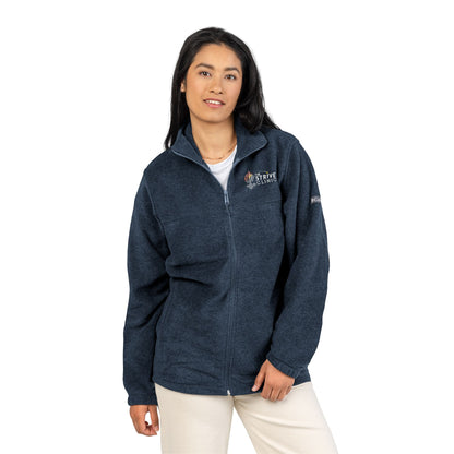 Embroidered Columbia Fleece Jacket - Strive Clinic