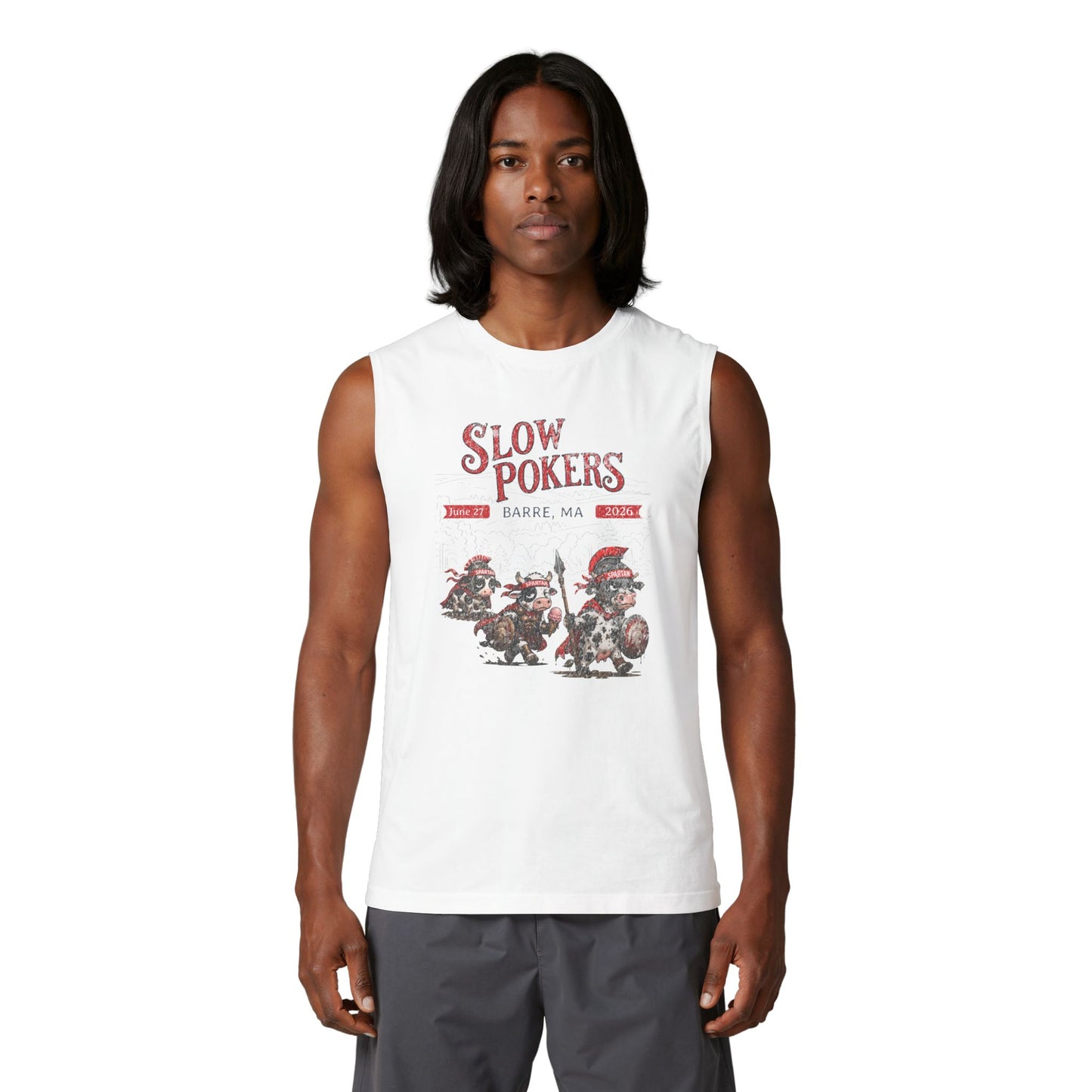 Barre Slow Pokers Spartan Muscle Tank