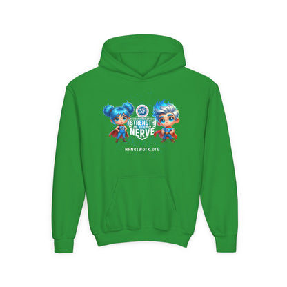 NF Superhero Kids Hoodie — "NF Strong: Strength in Every Nerve"