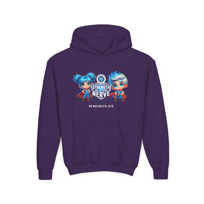 NF Superhero Kids Hoodie — "NF Strong: Strength in Every Nerve"