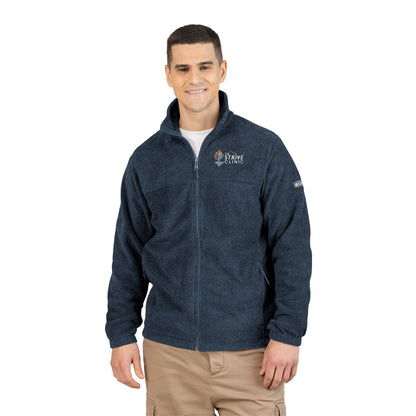 Embroidered Columbia Fleece Jacket - Strive Clinic