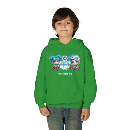 NF Superhero Kids Hoodie — "NF Strong: Strength in Every Nerve"