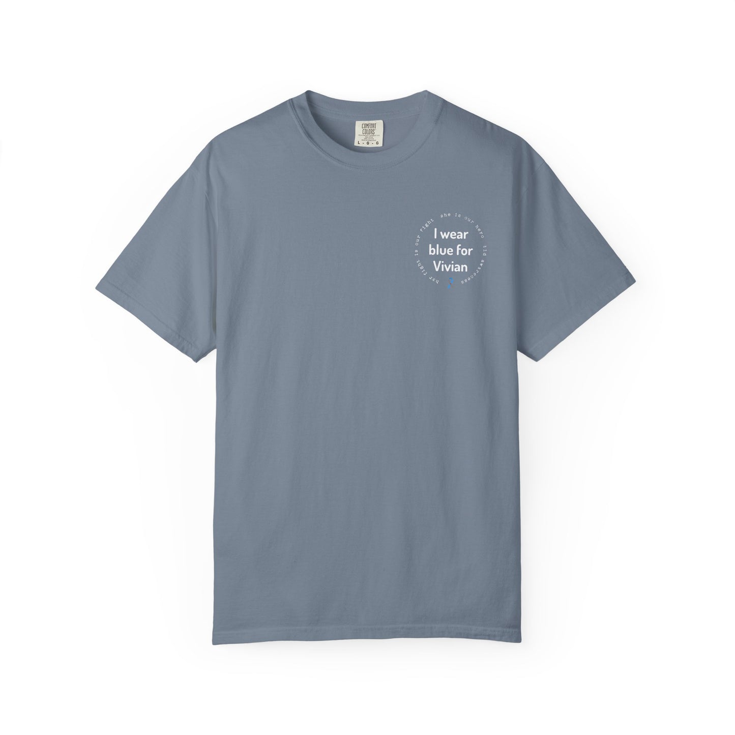 Personalized  — TID Awareness Wear Blue Tee