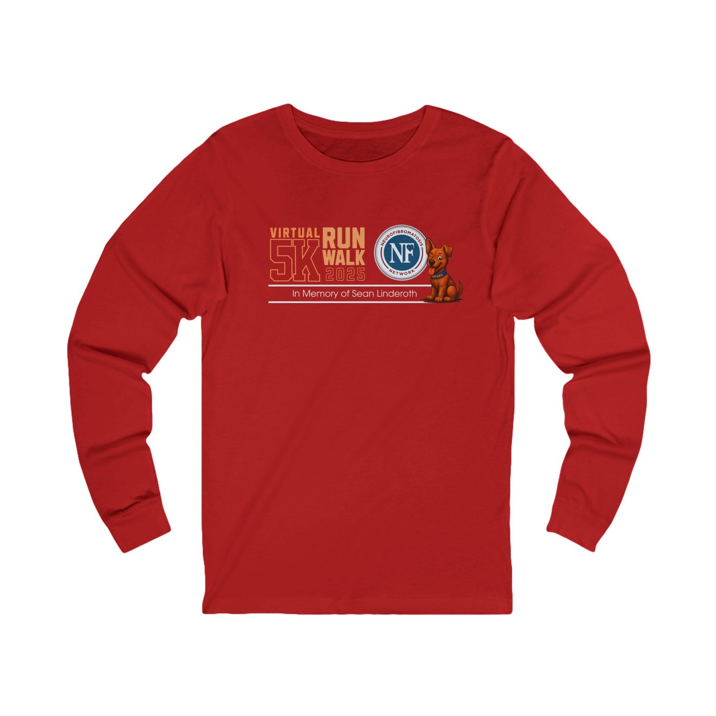 Virtual Run/Walk 5K Long Sleeve Tee — NF Strong for Sean