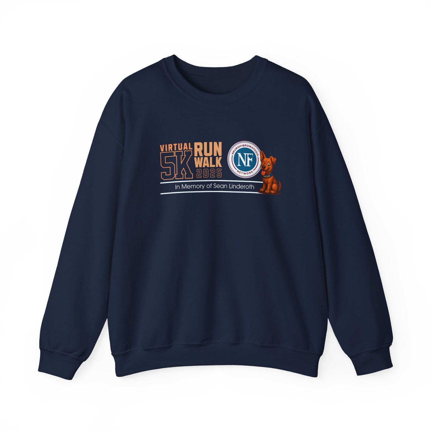 NF Virtual 5K Run/Walk Crewneck Sweatshirt — In Memory of Sean
