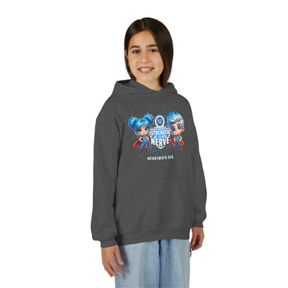 NF Superhero Kids Hoodie — "NF Strong: Strength in Every Nerve"