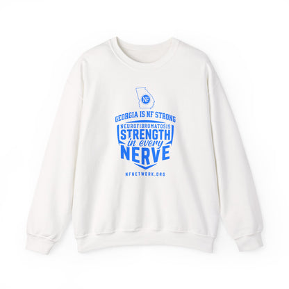 Crewneck Sweatshirt — "Strength in Every Nerve" Georgia Neurofibromatosis Awareness