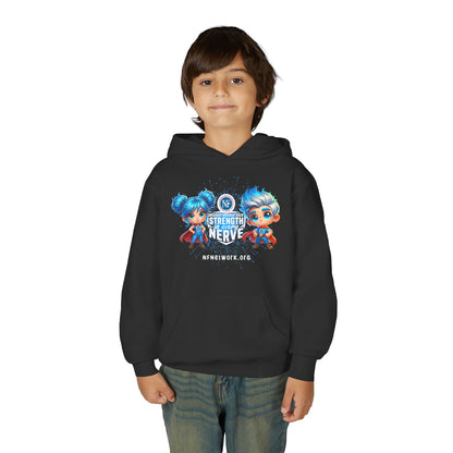 NF Superhero Kids Hoodie — "NF Strong: Strength in Every Nerve"
