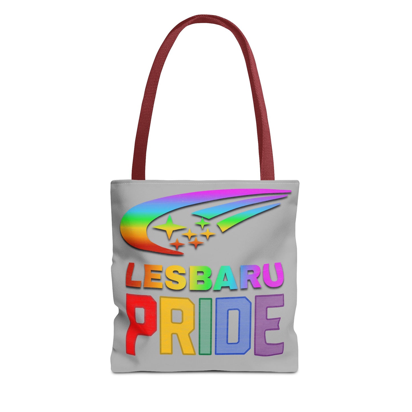 Lesbaru Pride Tote Bag, Subaru Lover, Lesbian, Reusable Bag, LGBT Rainbow Flag, LGBTQ Pride, Grocery Bag, Market Tote, Eco-Friendly