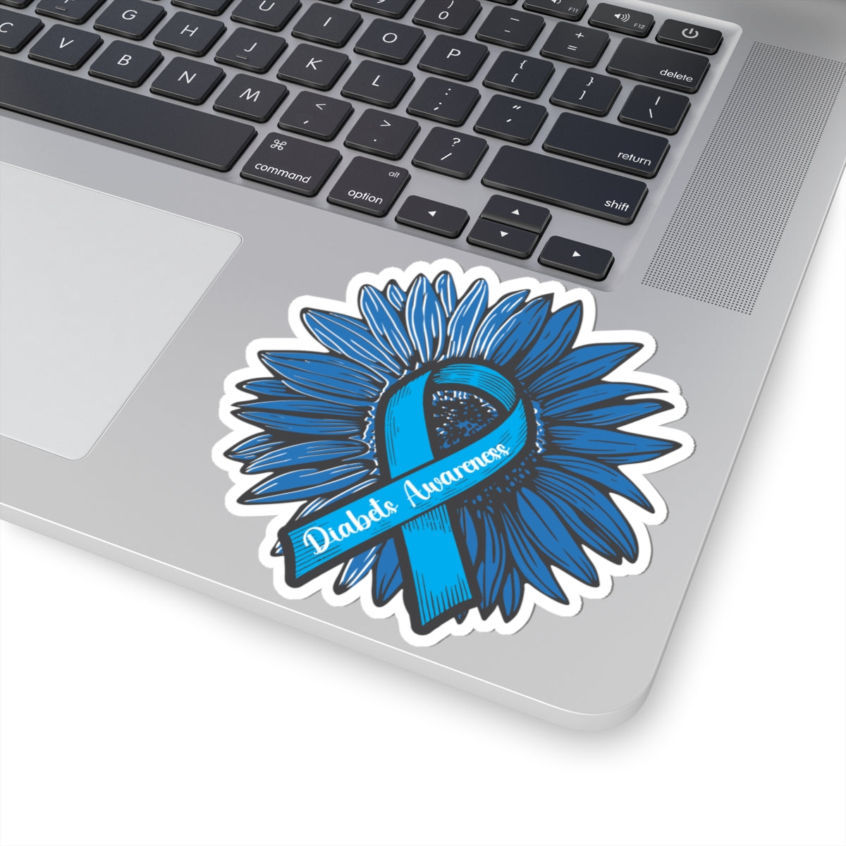 Diabetes Awareness Sunflower Sticker