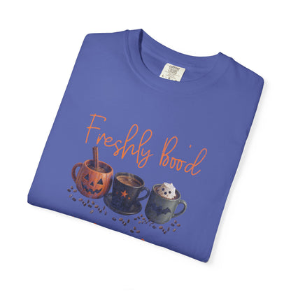Freshly Brewed Scream & Sugar Coffee Halloween T-Shirt