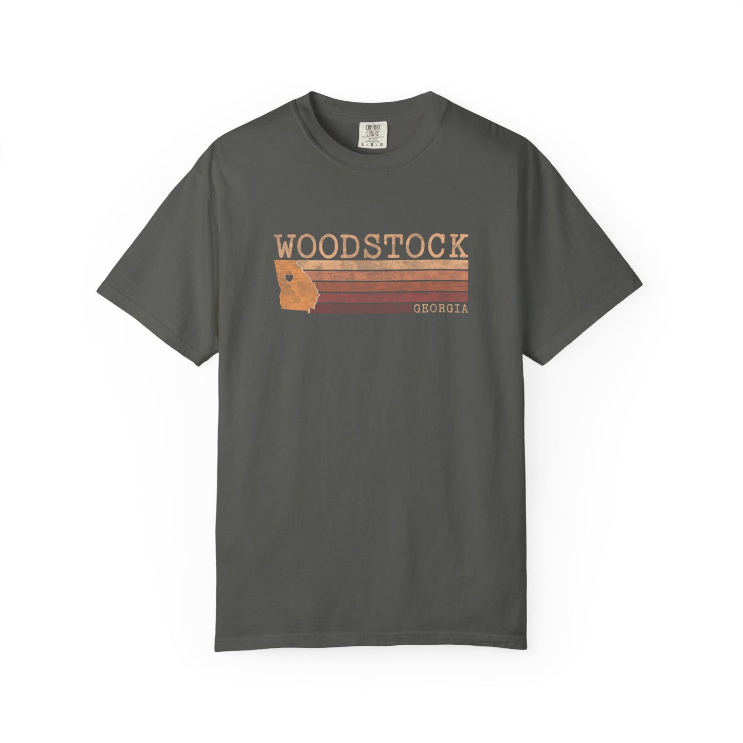 Woodstock Georgia Boho "Band of Colors" T-Shirt