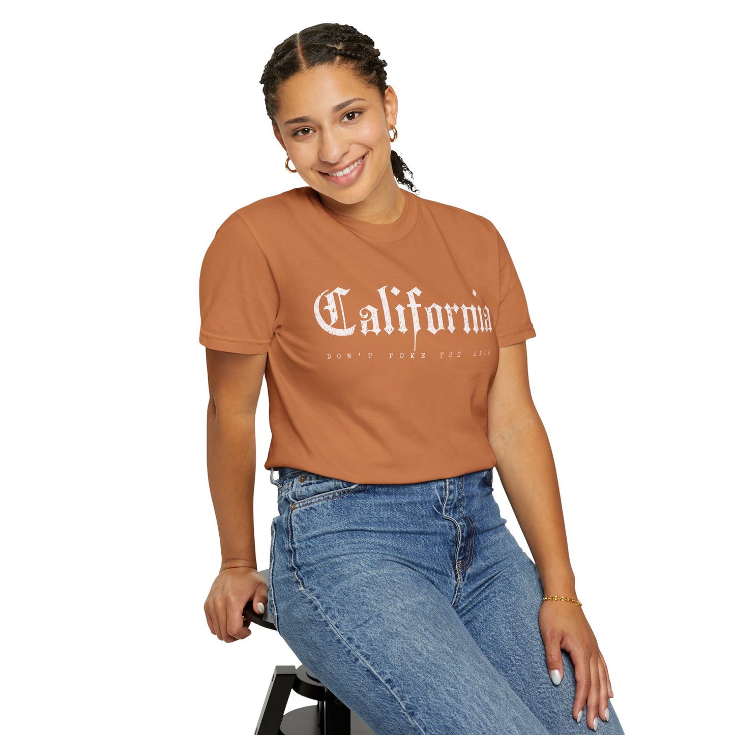 California Don't Poke the Bear Garment Dyed Tee