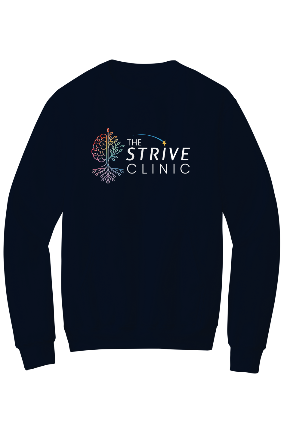 Fleece Crewneck Pocket Sweatshirt - Strive Clinic