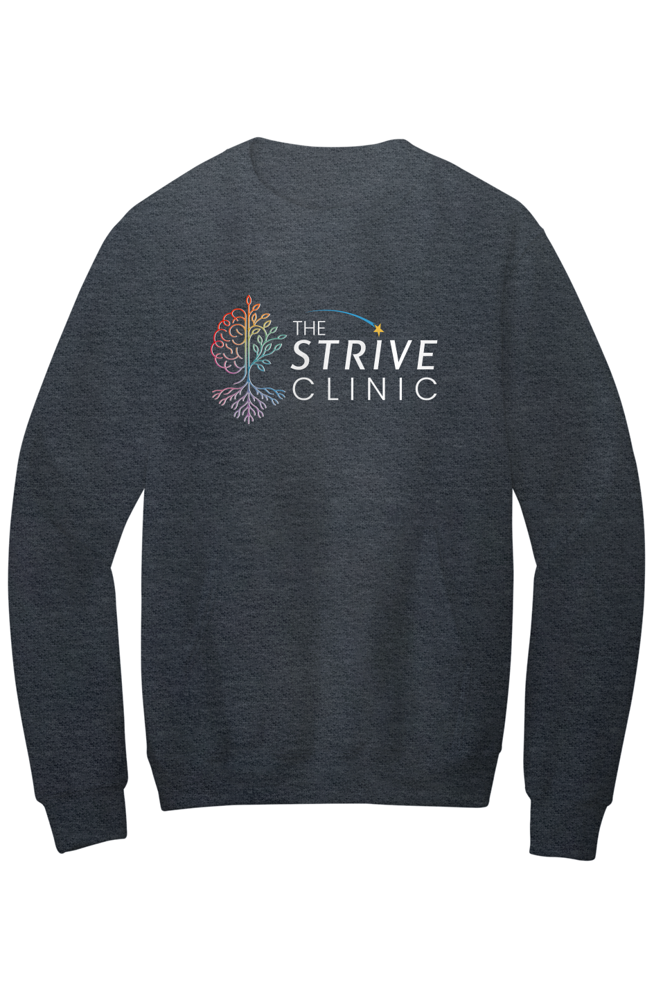 Fleece Crewneck Pocket Sweatshirt - Strive Clinic