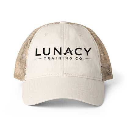 Lunacy Rebrand Black Women's Washed Mesh-Back Cap