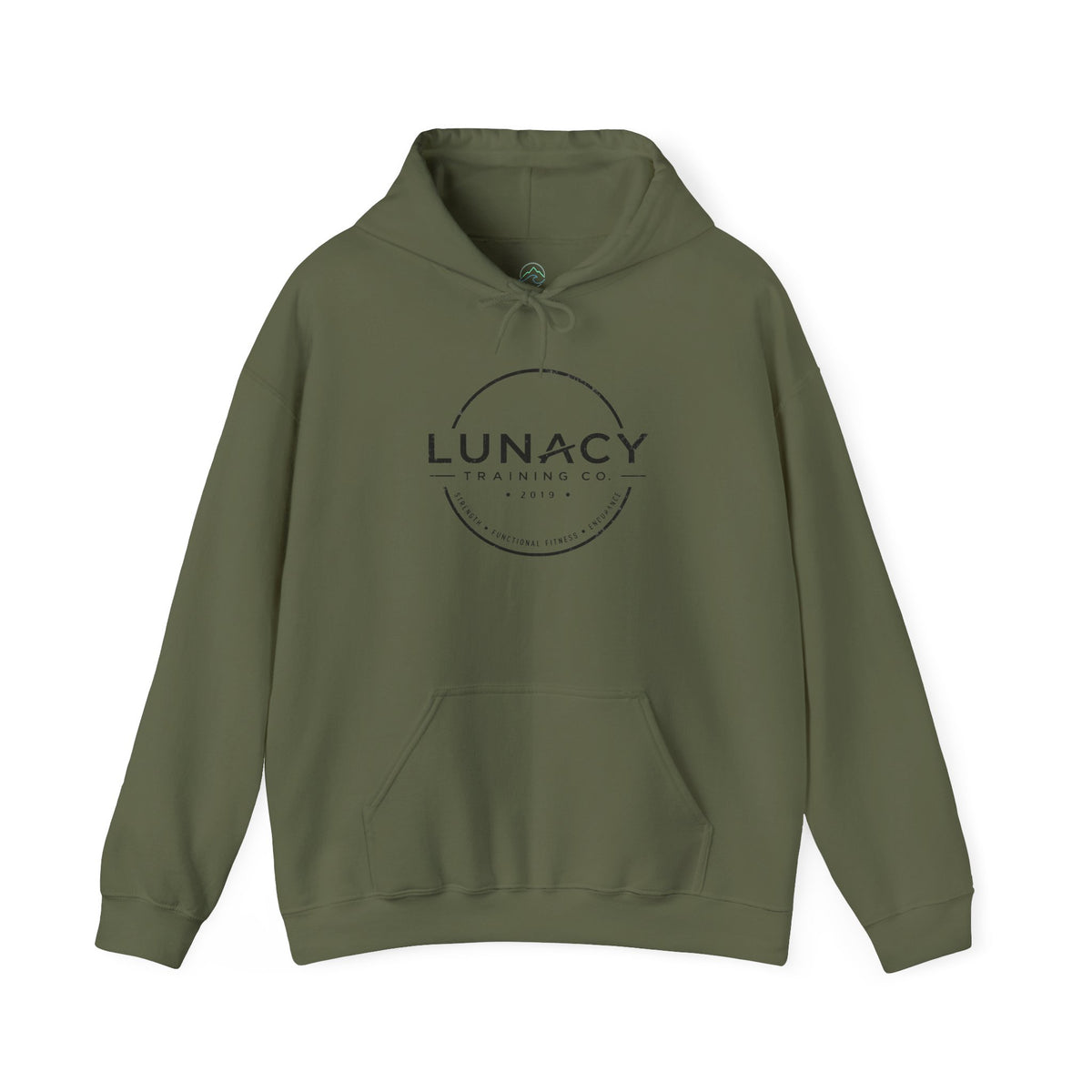 Gildan Hoodie Distressed Circle Logo