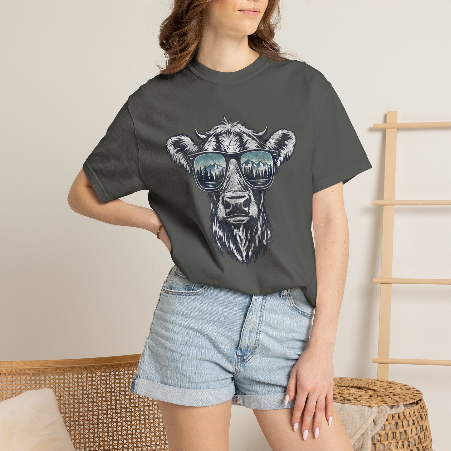 Shaded Cow Graphic Tee