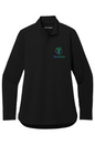 Womens Double Knit ¼ Zip - Embroidered SleepSafe logo